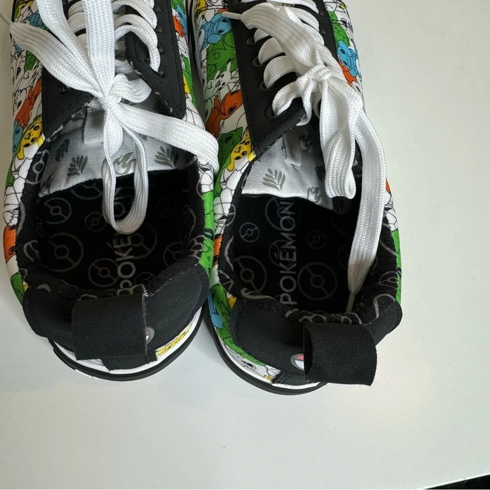 Ground Up Men’s Pokemon Lace Up Low Top Canvas Sneaker Shoes Size 10